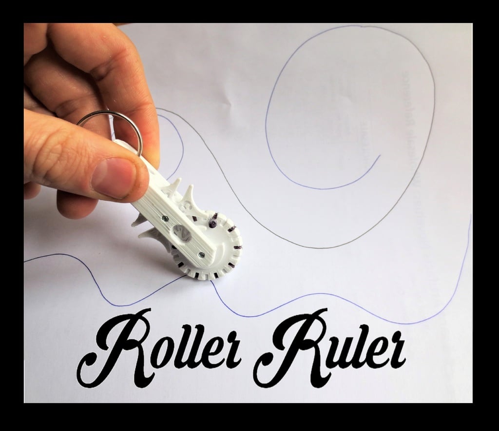 Geneva Roller Ruler, Pocket Sized Infinite Ruler