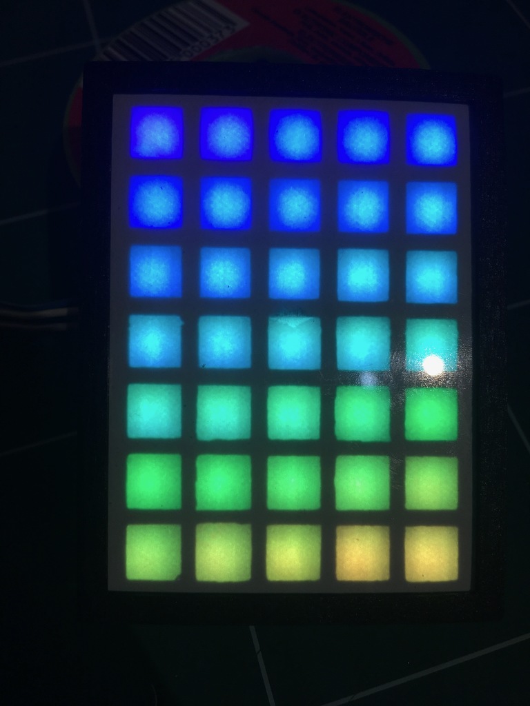 Neopixel ws2812 5x7 Matrix RGB