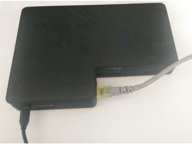 Raspberry Pi B+ case with 2.5" hard drive mount