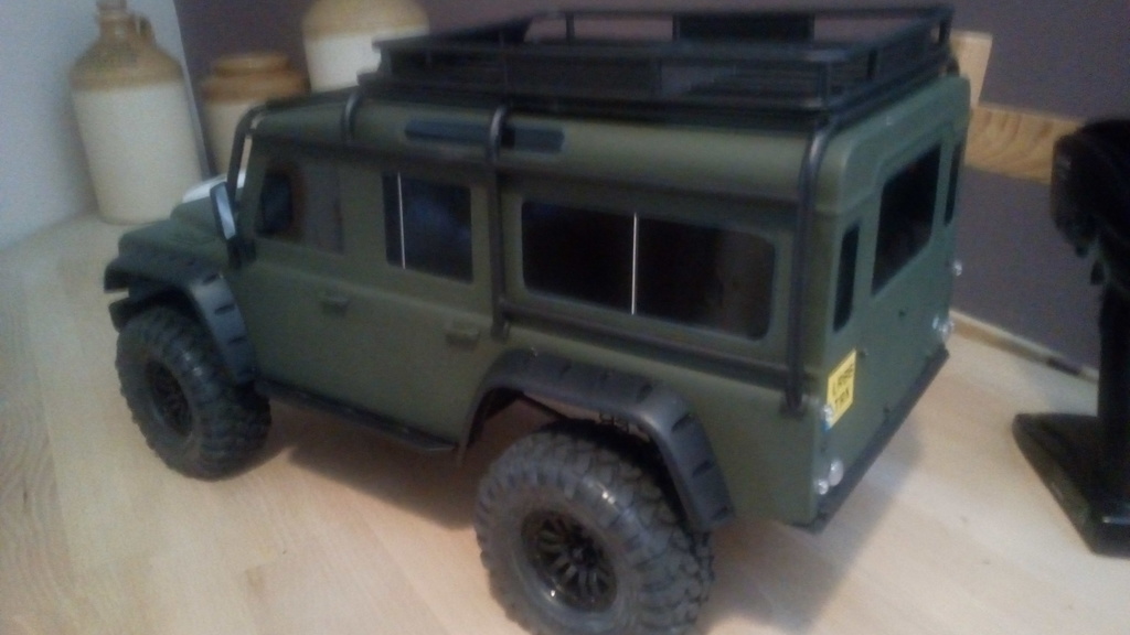 Traxxas TRX4 Defender  - Scale Front and Rear Bumpers