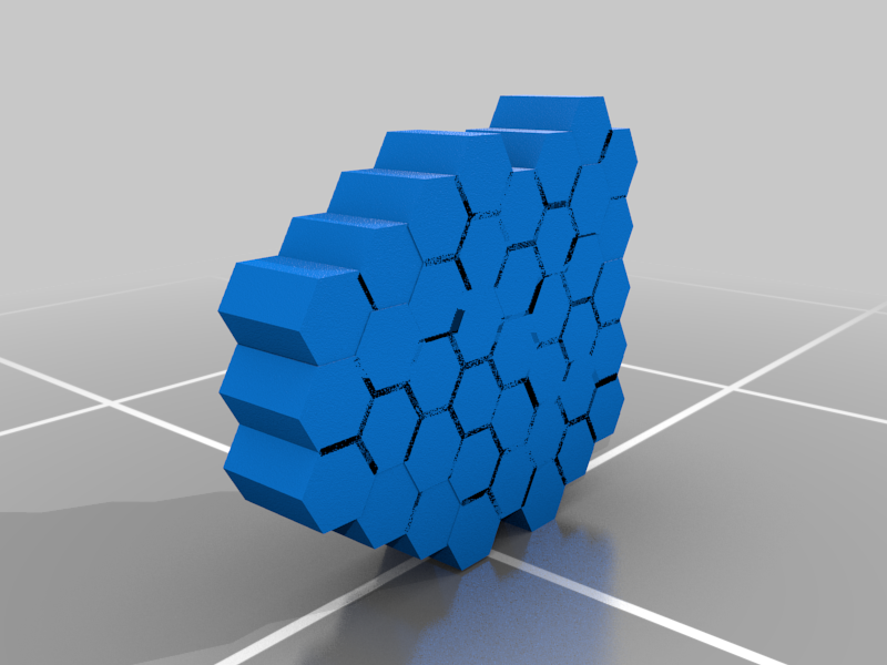 attempted hex based holder