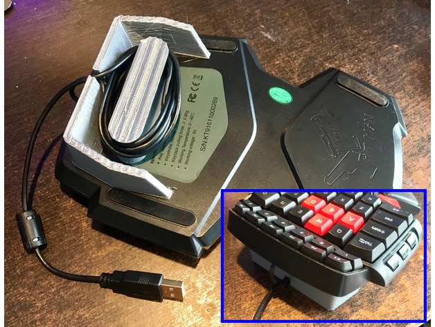 NEW Gaming Keypad Stand with Cable Management