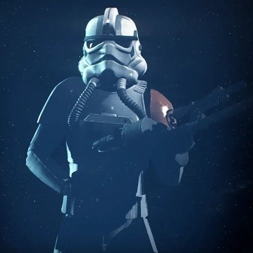 Star Wars Battlefront II Imperial Rocket Trooper Helmet Mohawk