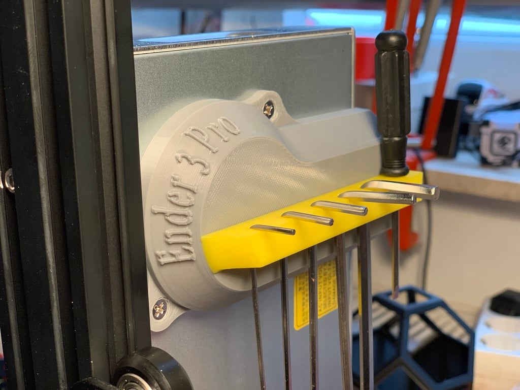 Ender 3 Pro Fan Cover with tool holder