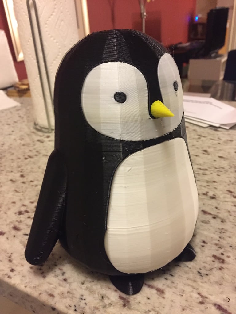 Cute Penguin with Updated Drawer Organizer Secret Compartment