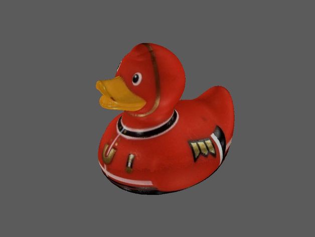 Rubber Ducky (Royal Guard) 3D Scan