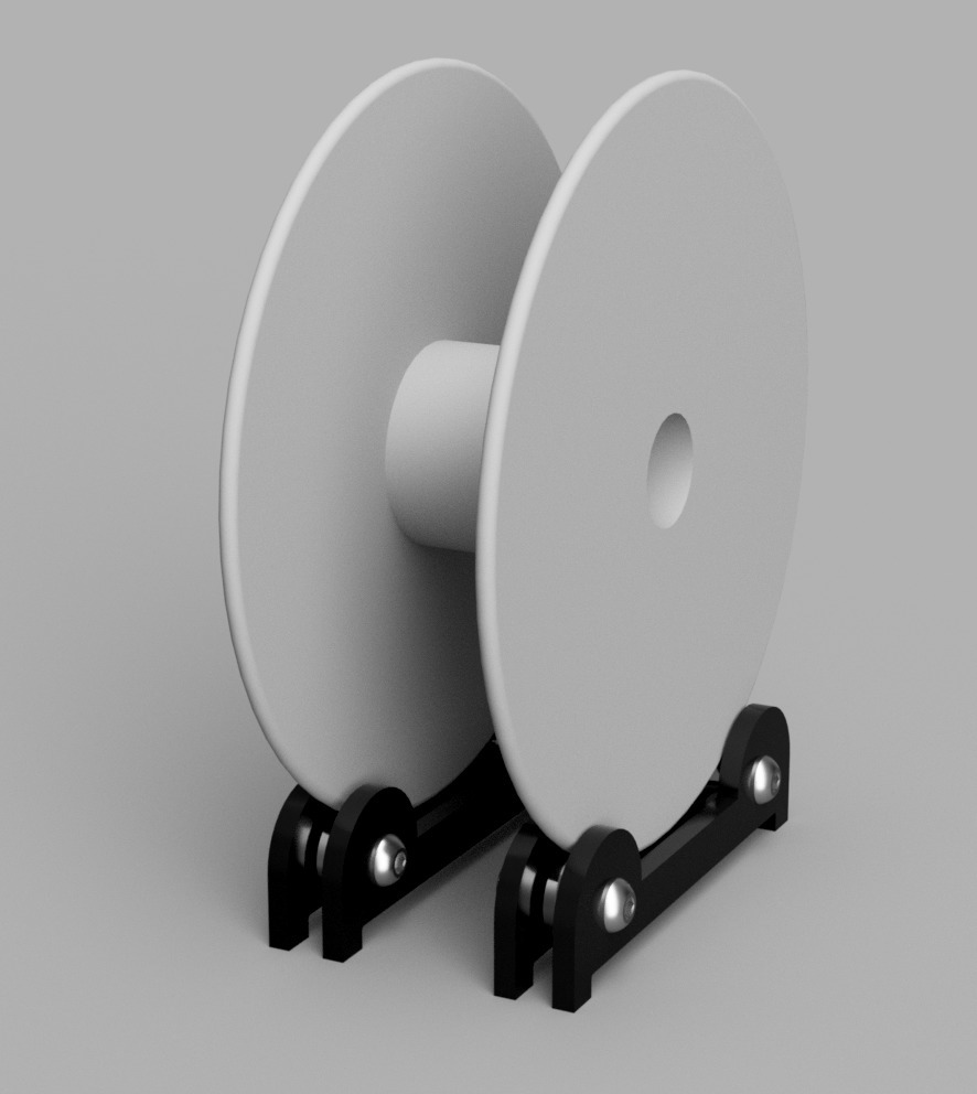 Laser Cut filament spool roller/holder