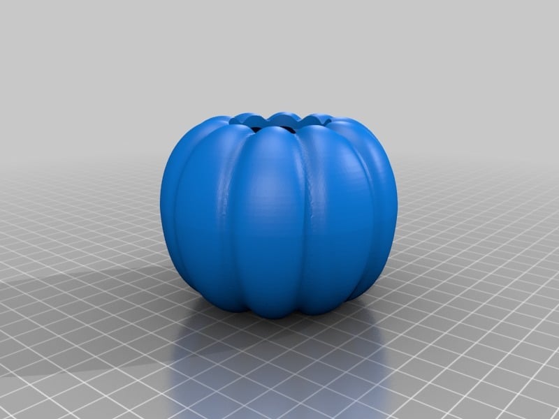 Hollowed pumpkin with removable top for halloween and other uses