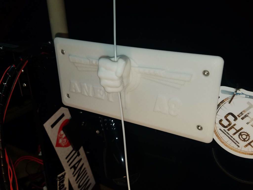 Anet A8 screen filler with handy filament guide