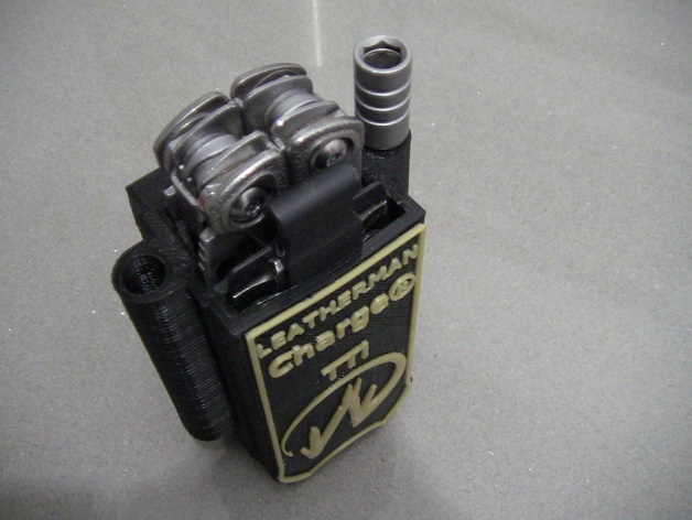 Leatherman CHARGE  case holster for belt, including logo adapter for bits hole , &  bits set