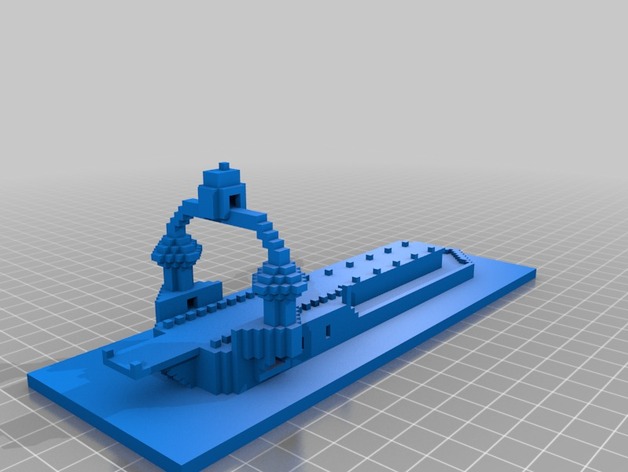 Warship Minecraft By Ryanmcapple Thingiverse