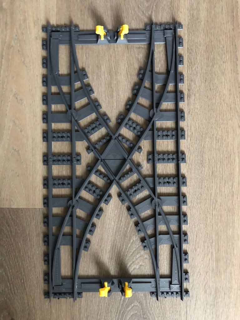 large train track switch