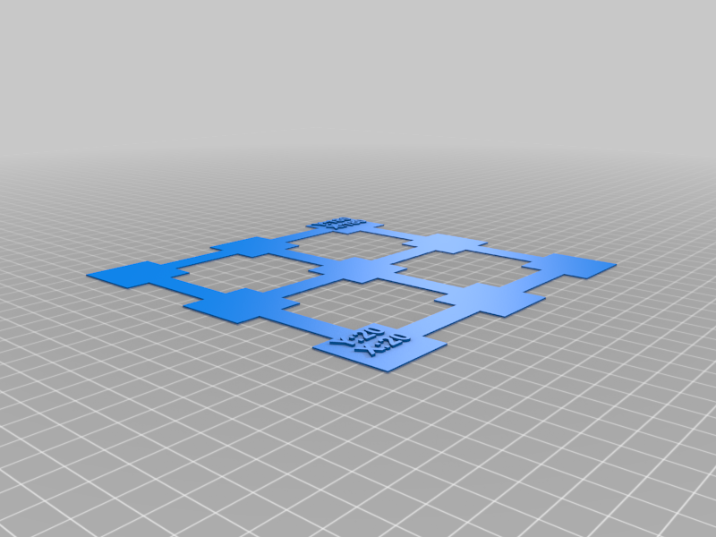 Bed leveling test 160 mm x 160 mm