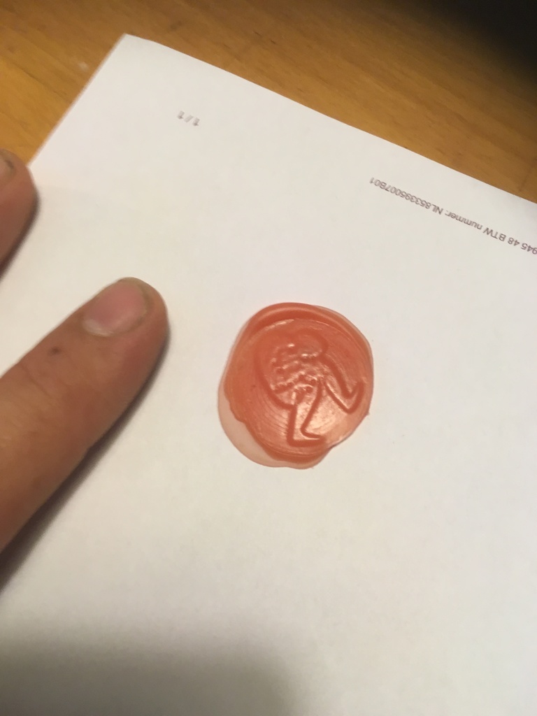 Wax stamp for SRC Thor