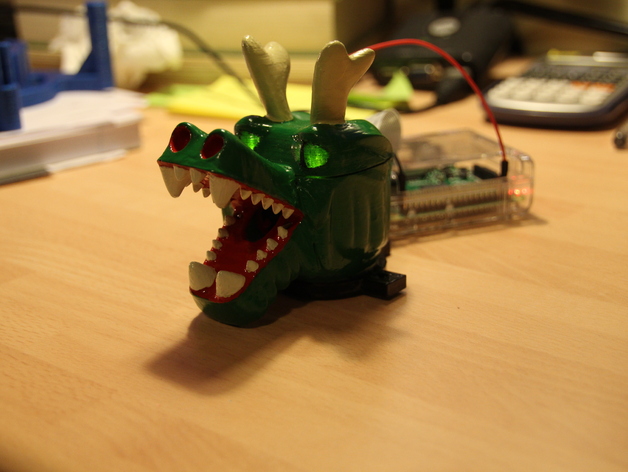 Dragon Head Mount for Raspberry Pi Camera