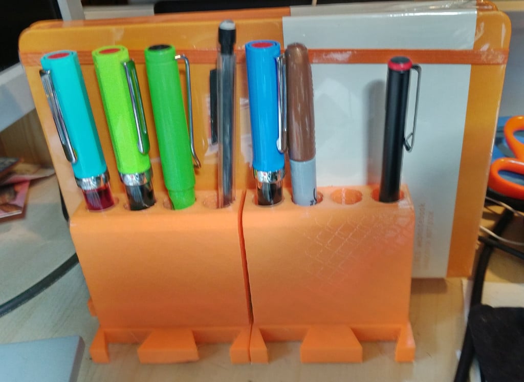 Connectable Pen/Notebook Holder