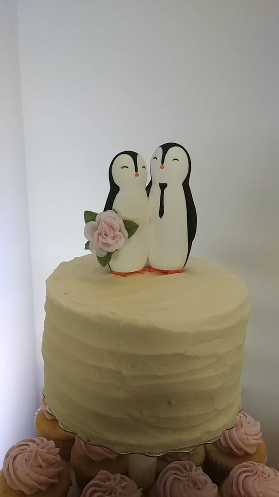 Penguin Cake Topper Wedding