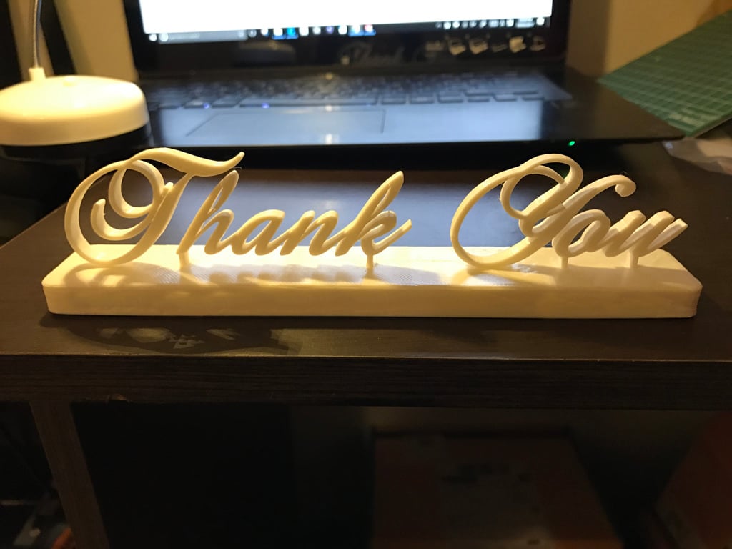 Thank You Plaque/Sign
