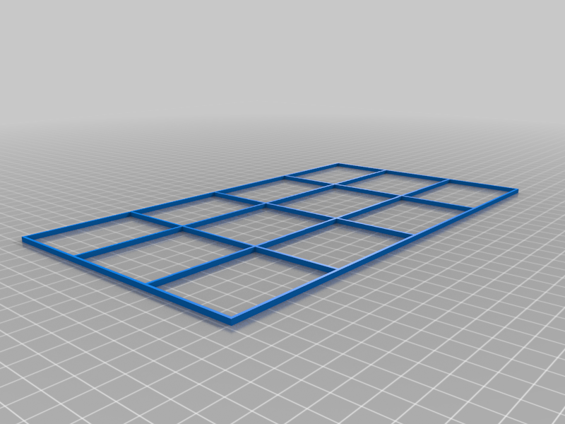 BUILD PLATE FLATNESS AND WARP TEST GRID