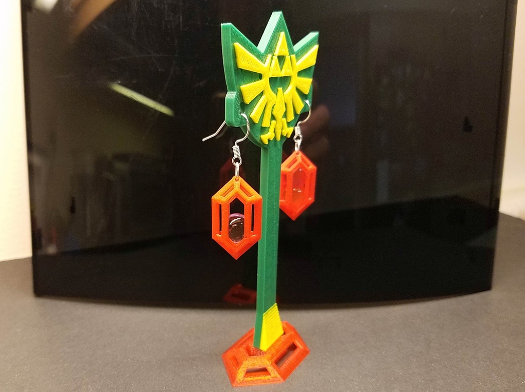 Zelda Triforce Jewelry Display Stand
