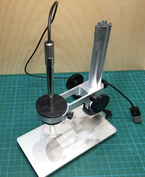 Digital USB Microscope Adapter for the Universal Adjustable Base