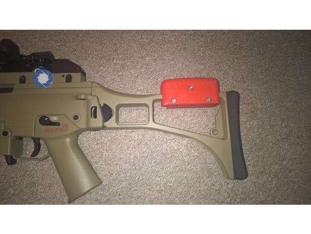 pad/cheek rest for  airsoft G36c (still foldable)