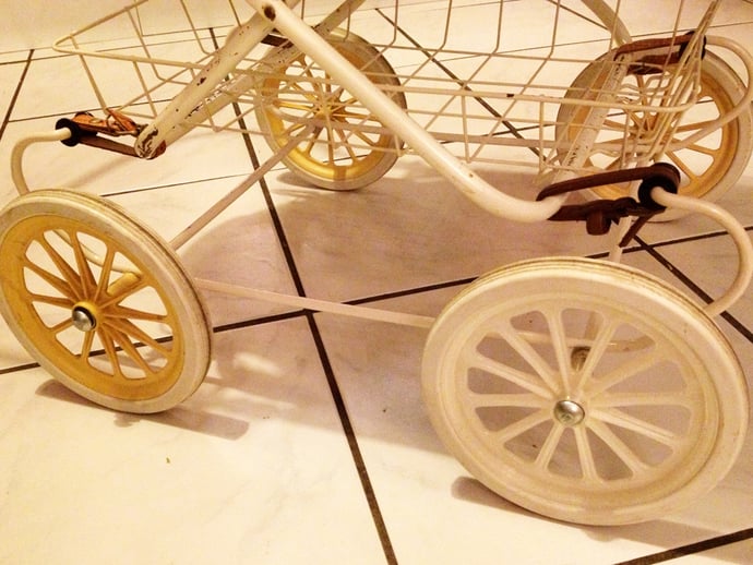 doll's pram wheel by loodwig - Thingiverse