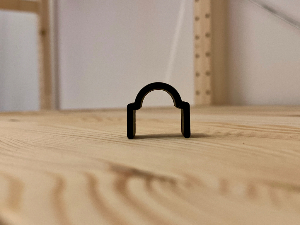 IKEA IVAR shelf cable holder
