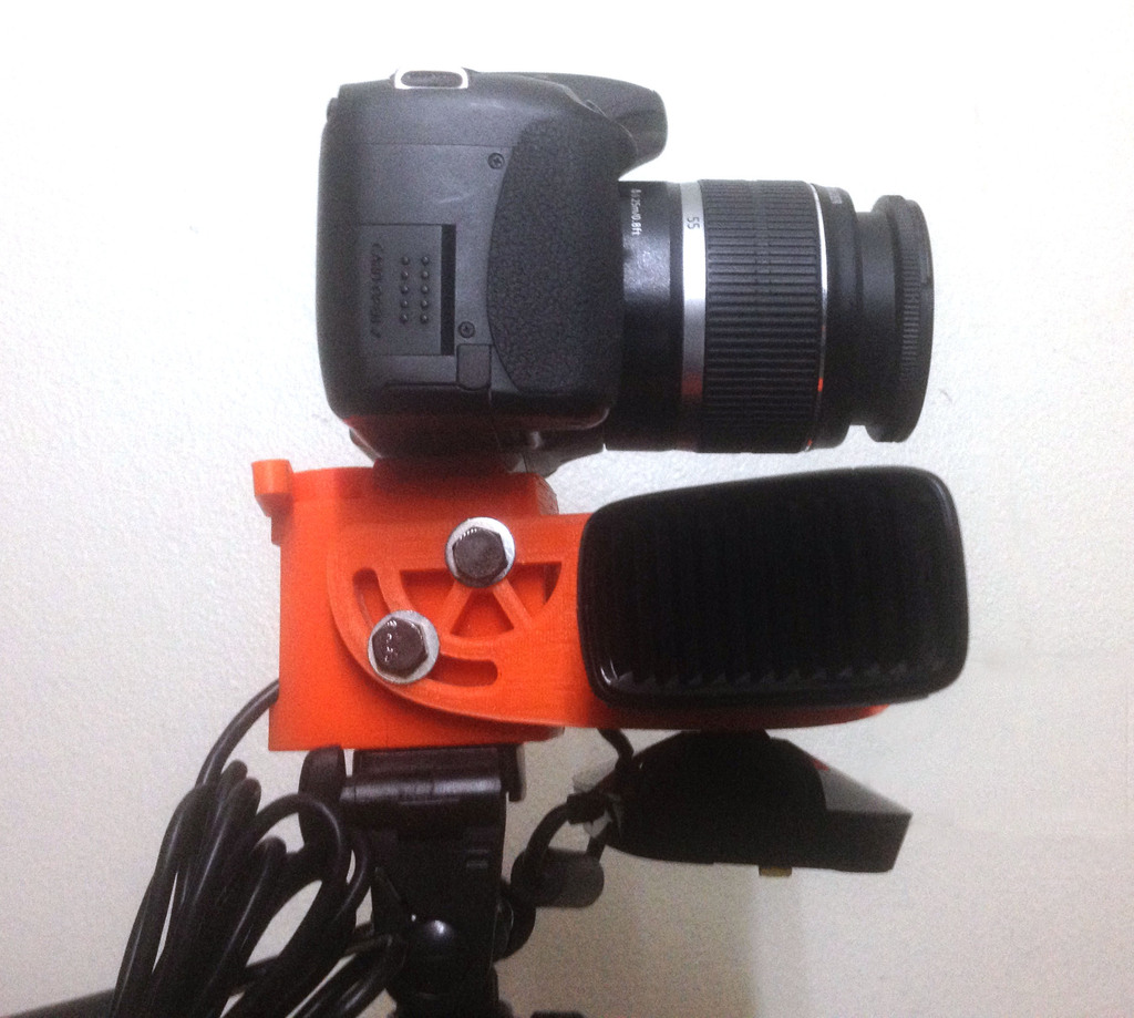 DSLR+Kinect mount