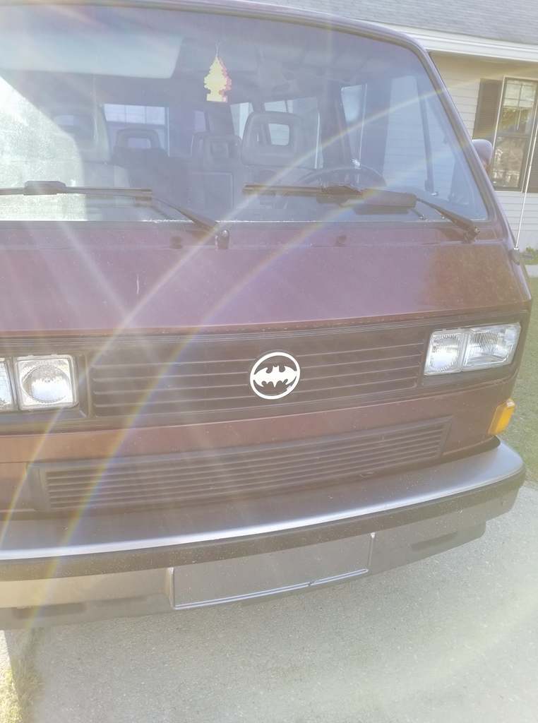 VW Vanagon T3 Batman Grille Emblem
