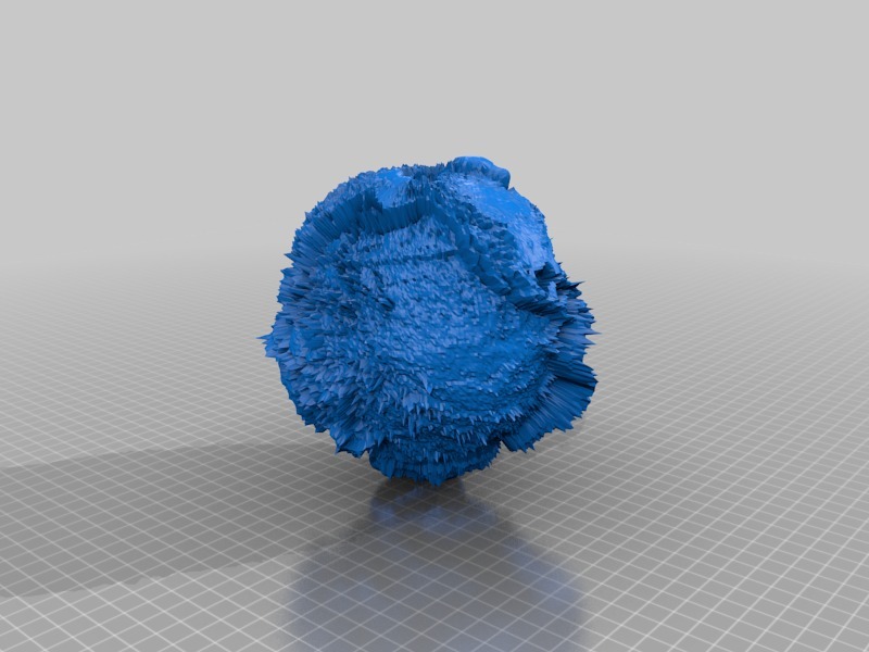 Earth 3D Model in 130,000 Triangles