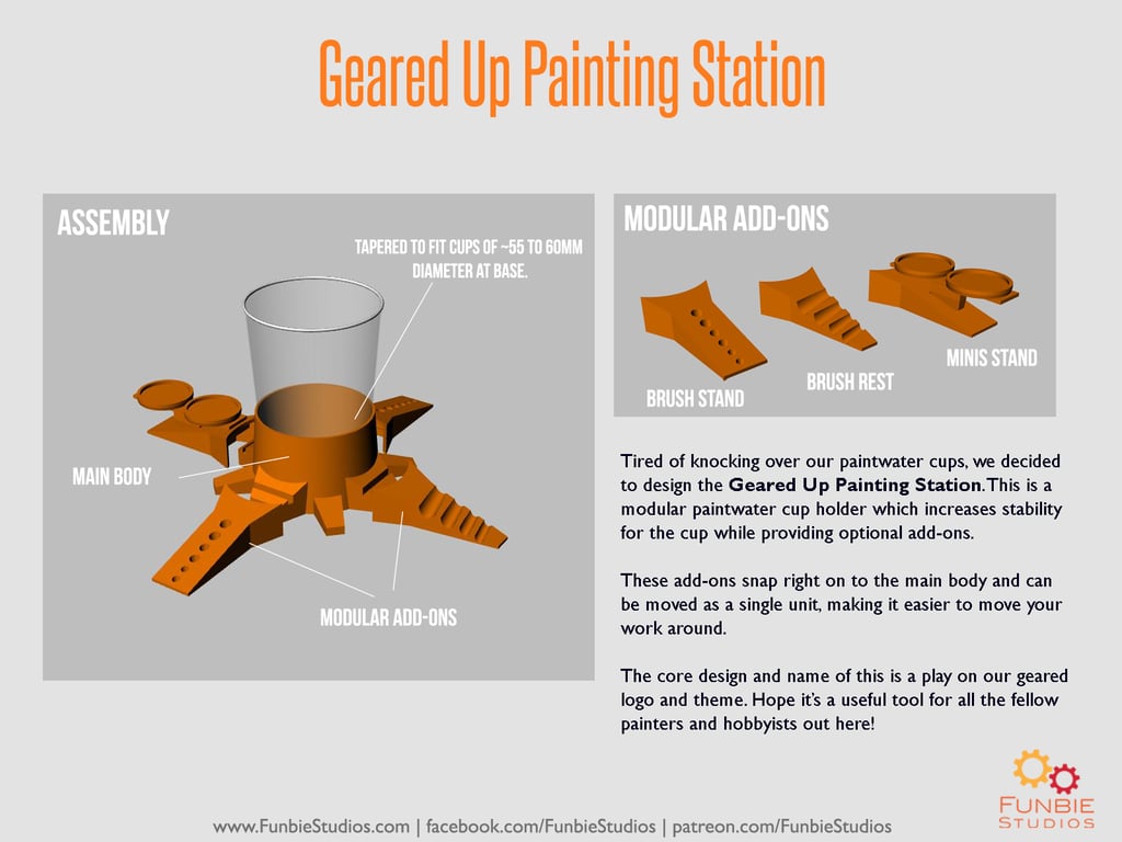 Geared Up Painting Station