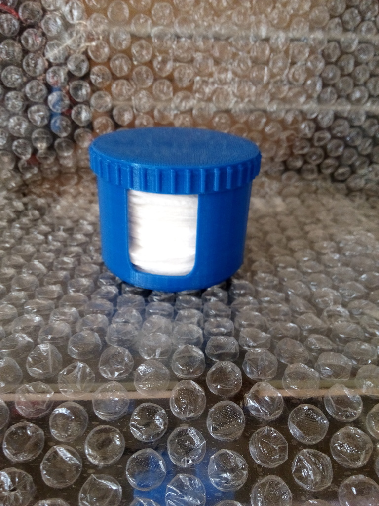 Cap for Cotton wool pads container