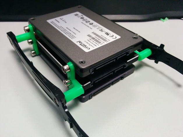 triple SSD to 3.5" HDD adapter