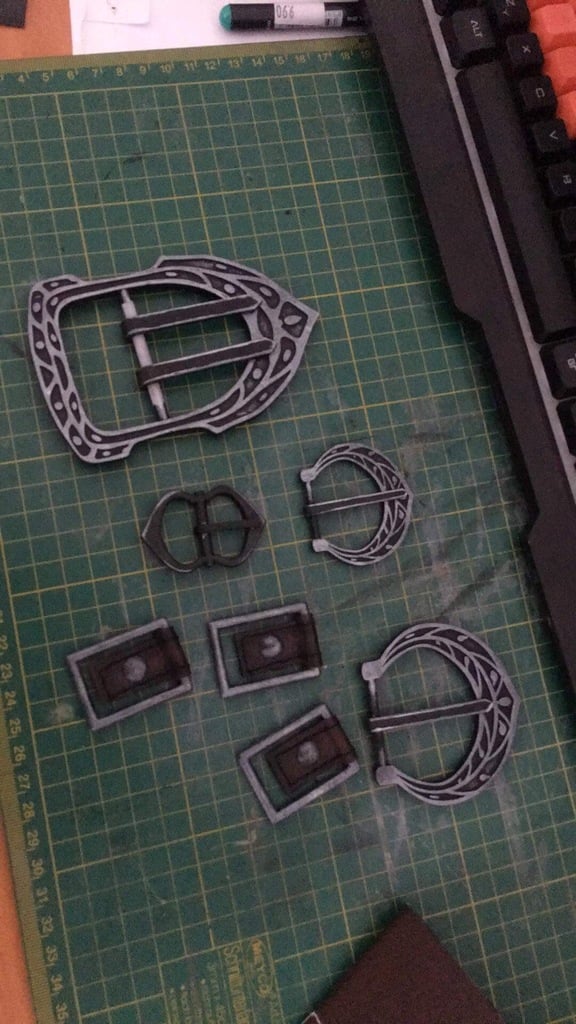 Avallac'h buckles and stuff for belts - Witcher 3 / Cosplay