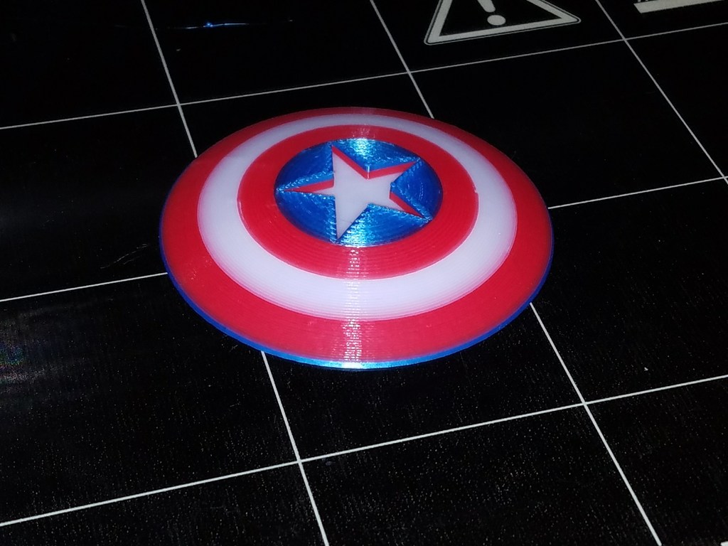 Captain America Shield Refrigerator Magnet