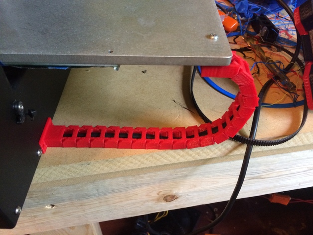 printrbot play heated bed cable chain
