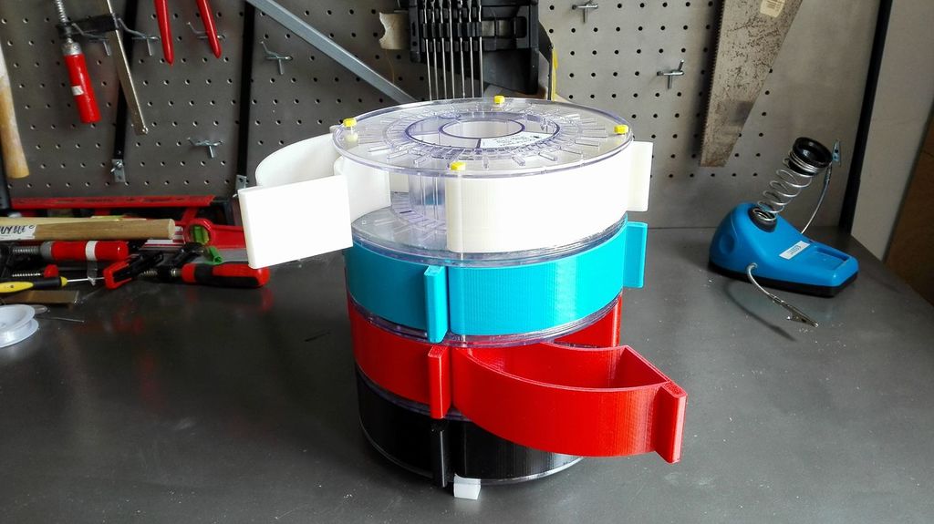 Octofiber filament spool drawers