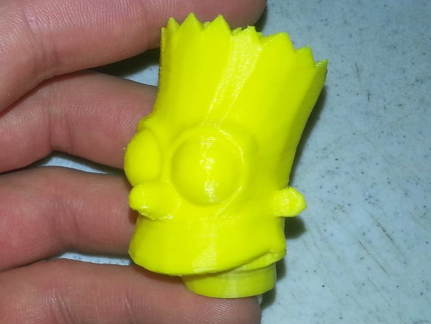 Bart Simpson's Head Sliced
