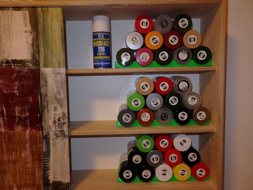 Storage for Tamiya Spray Cans 