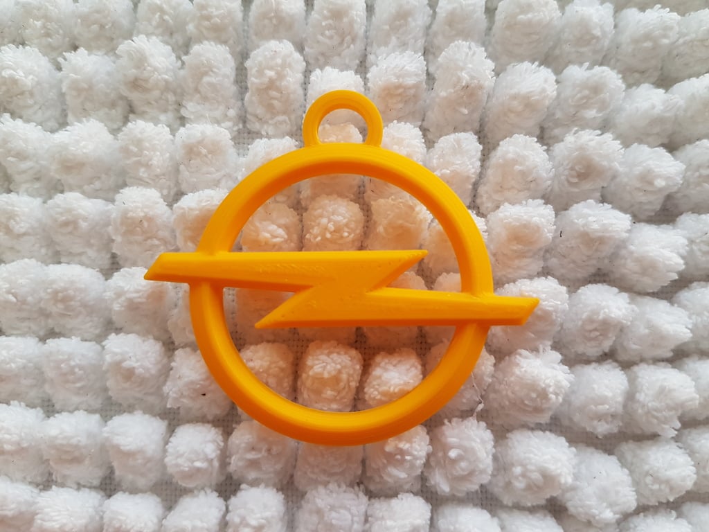 Opel logo keychain