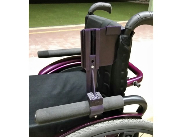 Wheelchair lateral support (soporte lateral silla ruedas)