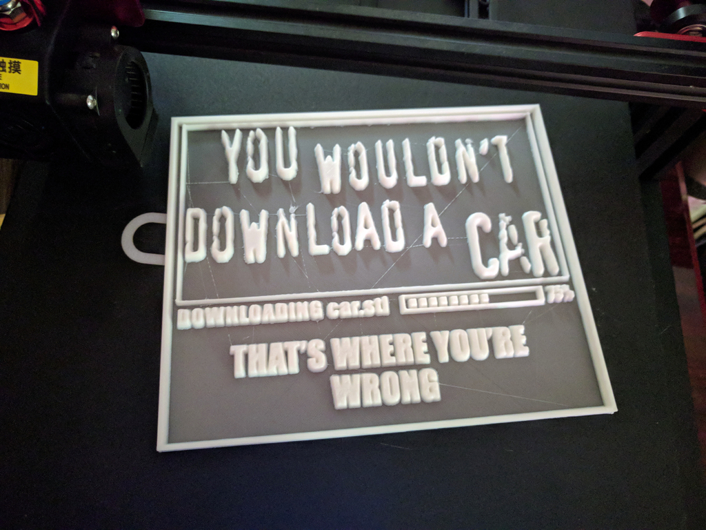You Wouldn't download a Car