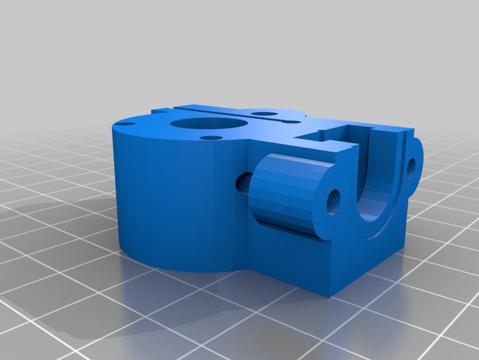 MakerGear M2 filament drive adjusted to fit J-Head hotend