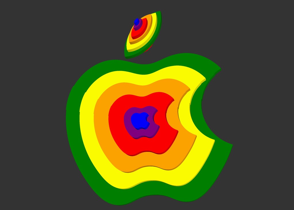 3D Apple Logo Concept