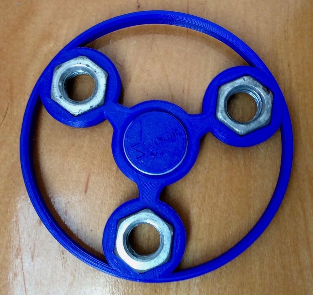 Hex-Nut ring Fidget Spinner