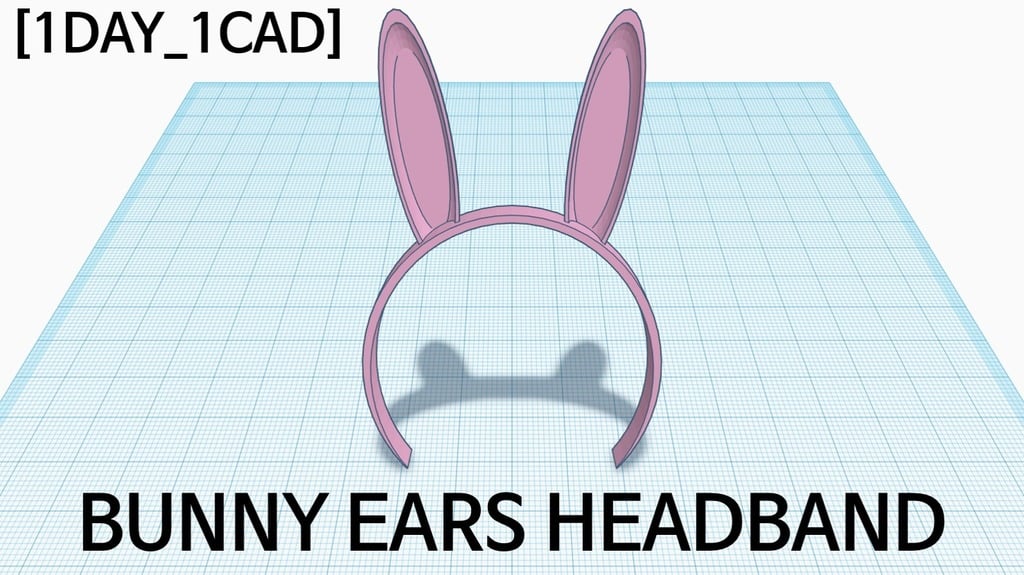 [1DAY_1CAD] BUNNY EARS HEADBAND