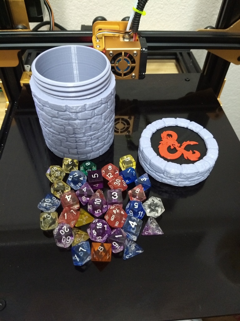 Dungeons & Dragons Dice Container