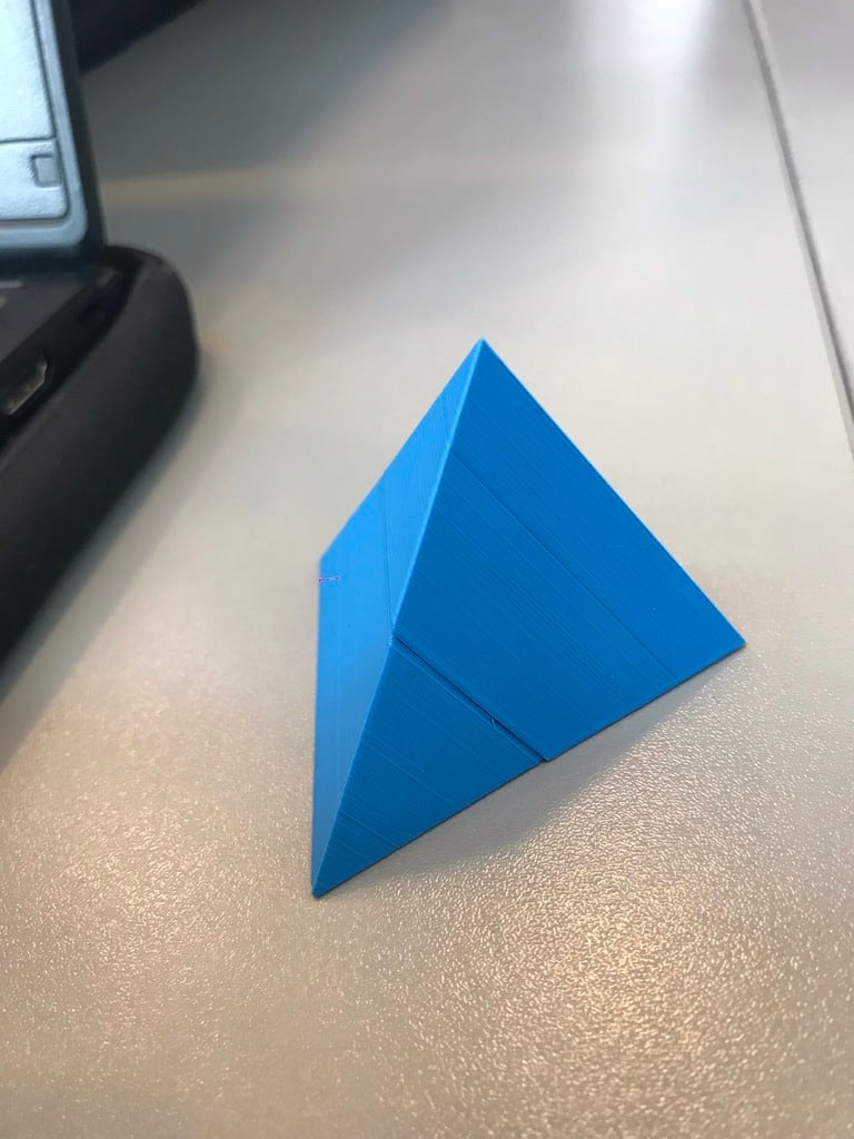 3D Pyramid Puzzle 2 Pieces