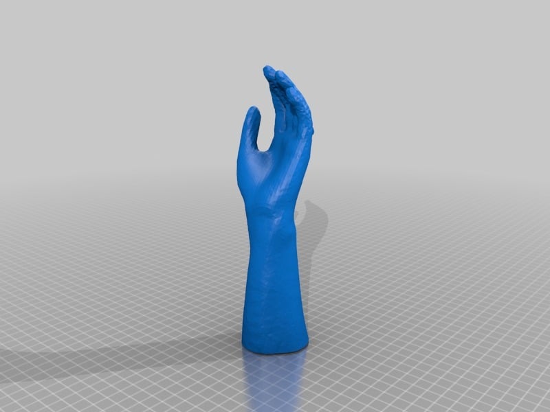 Structure Sensor scan:  female hand with ring